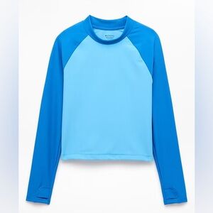 Athleta Girl Mock Neck Rashguard